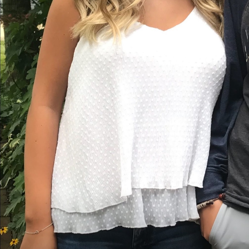 Layered White Tank - Picture 5 of 5